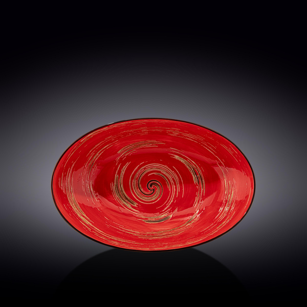 Oval Bowl WL‑669241/A, Color: Red, Centimeters: 30 x 19.5 x 7