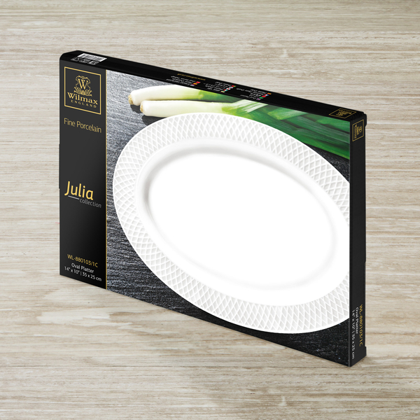 OVAL PLATTER IN COLOUR BOX WL‑880103/1C WILMAX Oval platter in colour box wl‑880103/1c Wilmax (photo 2)