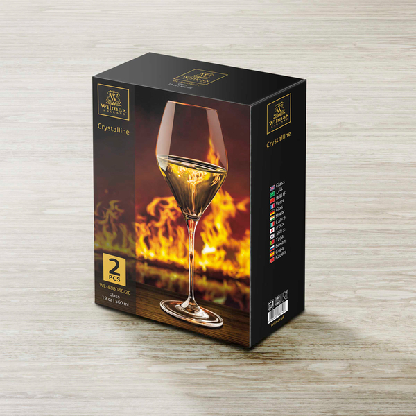 WINE GLASS SET OF 2 IN COLOUR BOX WL‑888046/2C WILMAX Wine glass set of 2 in colour box wl‑888046/2c Wilmax (photo 3)