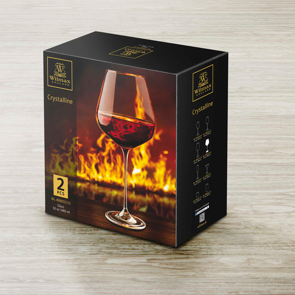 CHARDONNAY GLASS SET OF 2 IN COLOUR BOX WL‑888055/2C WILMAX Chardonnay glass set of 2 in colour box wl‑888055/2c Wilmax (photo 2)