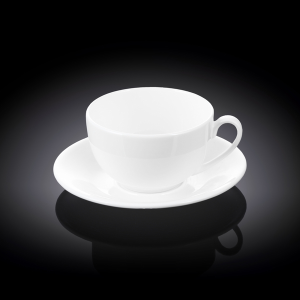 Tea cup & saucer set of 6 in colour box wl‑993000/6c Wilmax (photo 1)