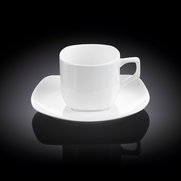 Tea Cup & Saucer Set of 2 in Colour Box WL‑993003/2C