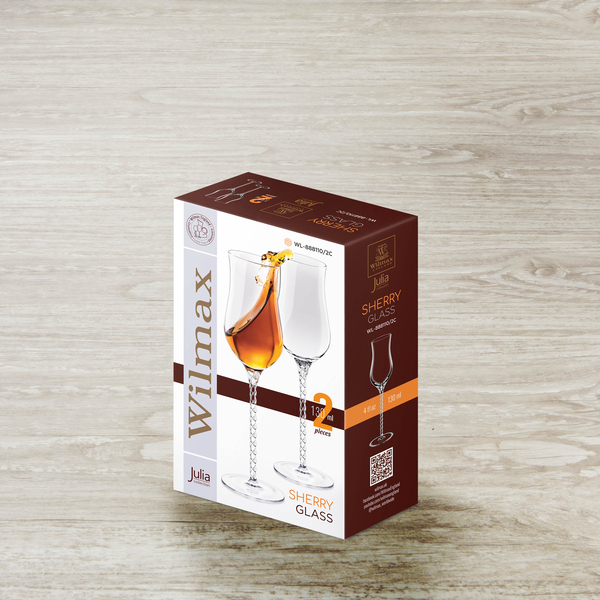SADA POHÁROV NA SHERRY - 2 KS VO FAREBNOM BOXE WL‑888110/2C WILMAX Sada pohárov na sherry - 2 ks vo farebnom boxe wl‑888110/2c Wilmax (photo 2)