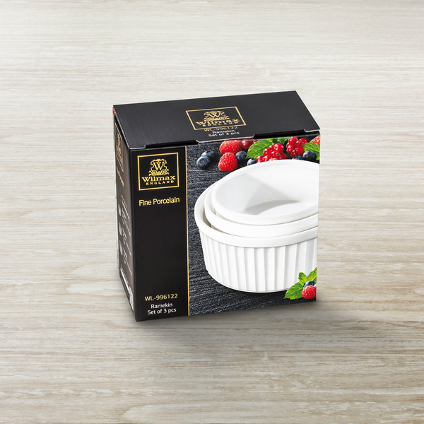 3 PCS RAMEKIN SET WL‑996122/3C WILMAX 3 pcs ramekin set wl‑996122/3c Wilmax (photo 2)
