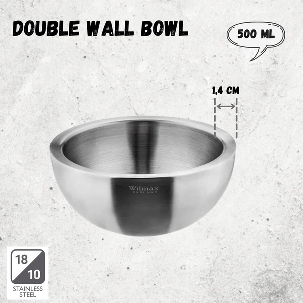 DOUBLE WALL BOWL WL‑553002/A WILMAX Double wall bowl wl‑553002/a Wilmax (photo 3)
