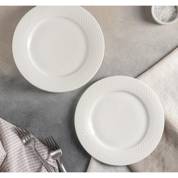 DESSERT PLATE SET OF 2 IN COLOUR BOX WL-880100/2C WILMAX Dessert plate set of 2 in colour box wl-880100/2c Wilmax (photo 4)