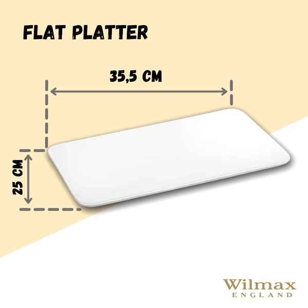 FLAT PLATTER WL‑992637/A WILMAX Flat platter wl‑992637/a Wilmax (photo 2)