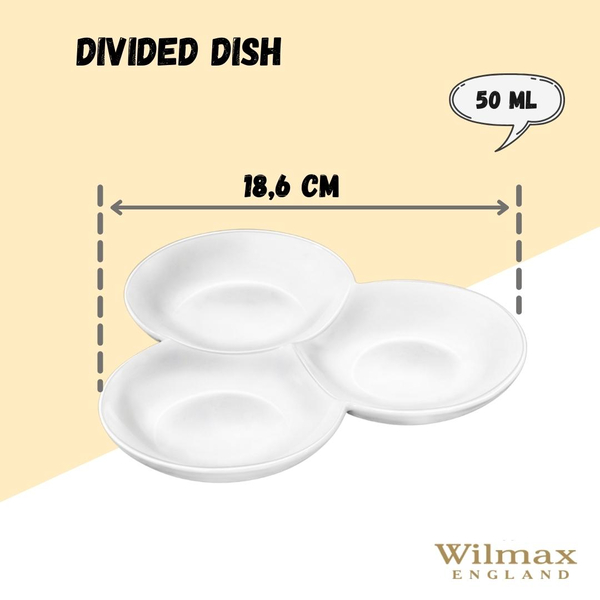 DIVIDED DISH WL‑992614/A WILMAX Divided dish wl‑992614/a Wilmax (photo 2)