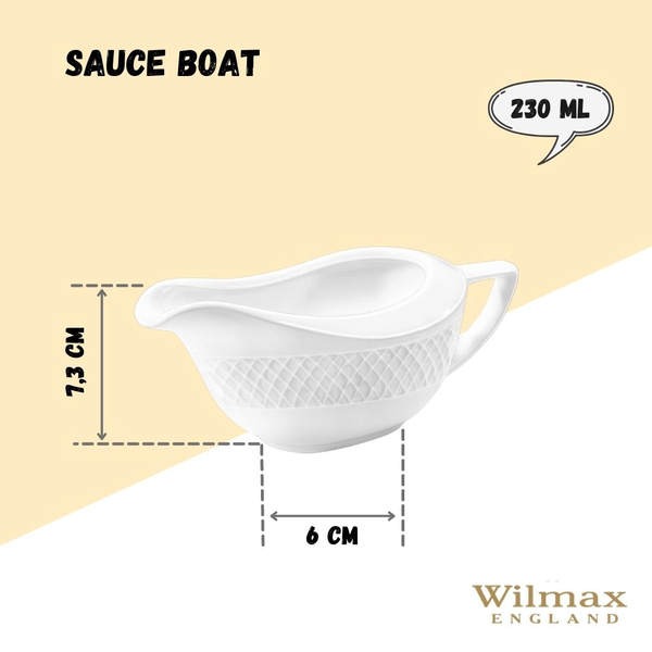 Sauce boat in gift box wl‑880123/1c Wilmax (photo 3)