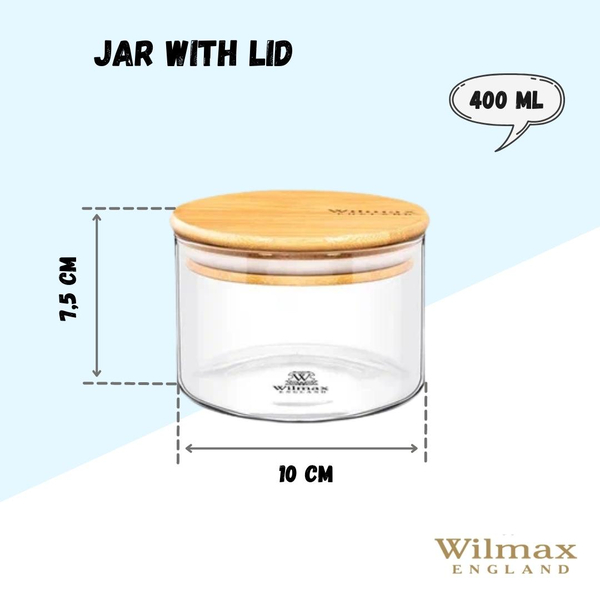 JAR WITH LID WL‑888501/A WILMAX Jar with lid wl‑888501/a Wilmax (photo 2)