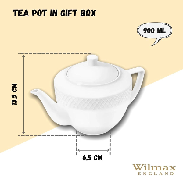 TEA POT IN COLOUR BOX WL‑880110/1C WILMAX Tea pot in colour box wl‑880110/1c Wilmax (photo 8)