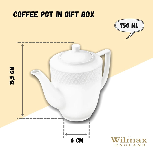 COFFEE POT IN COLOUR BOX WL‑880111/1C WILMAX Coffee pot in colour box wl‑880111/1c Wilmax (photo 8)