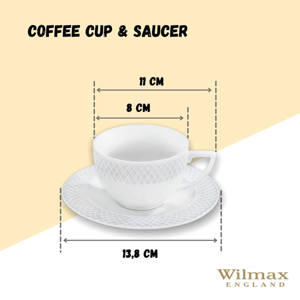 CAPPUCCINO CUP & SAUCER WL‑880106/AB WILMAX Cappuccino cup & saucer wl‑880106/ab Wilmax (photo 7)