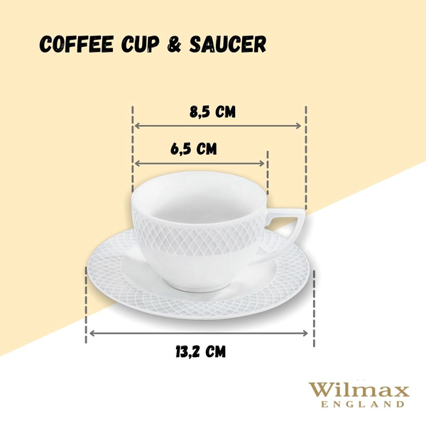 COFFEE CUP & SAUCER WL‑880107/AB WILMAX Coffee cup & saucer wl‑880107/ab Wilmax (photo 12)
