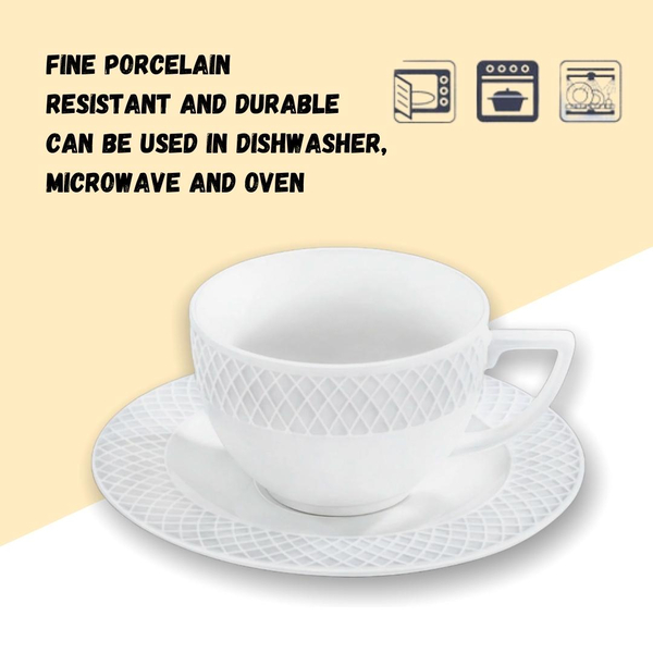 COFFEE CUP & SAUCER SET OF 6 IN GIFT BOX WL‑880107/6C WILMAX Coffee cup & saucer set of 6 in gift box wl‑880107/6c Wilmax (photo 8)