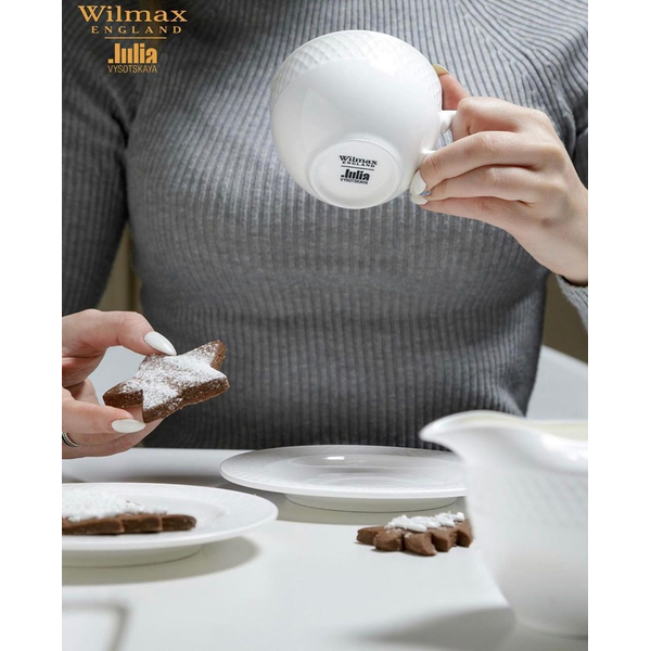 CAPPUCCINO CUP & SAUCER SET OF 6 IN GIFT BOX WL‑880106/6C WILMAX Cappuccino cup & saucer set of 6 in gift box wl‑880106/6c Wilmax (photo 5)