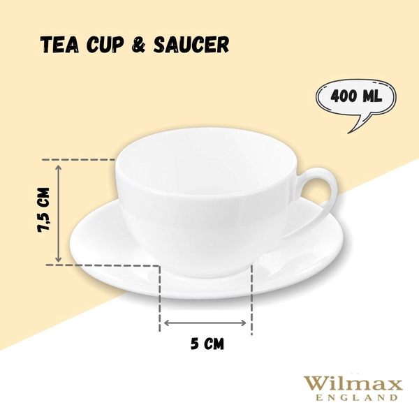 TEA CUP & SAUCER WL‑993191/AB WILMAX Tea cup & saucer wl‑993191/ab Wilmax (photo 2)