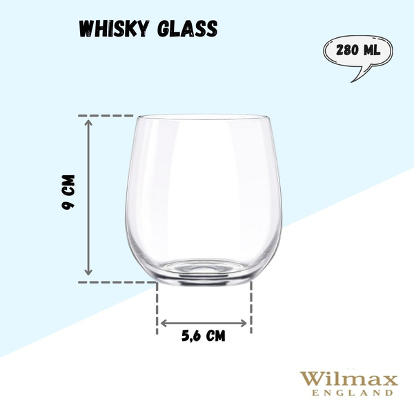 SADA POHÁROV NA WHISKY - 2 KS VO FAREBNOM BOXE WL‑888051/2C WILMAX Sada pohárov na whisky - 2 ks vo farebnom boxe wl‑888051/2c Wilmax (photo 3)