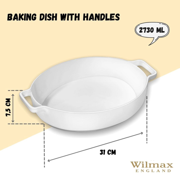 BAKING DISH WITH HANDLES WL‑997041/A WILMAX Baking dish with handles wl‑997041/a Wilmax (photo 2)