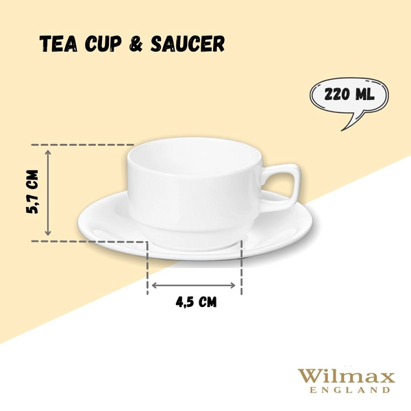 TEA CUP & SAUCER WL‑993008/AB WILMAX Tea cup & saucer wl‑993008/ab Wilmax (photo 5)