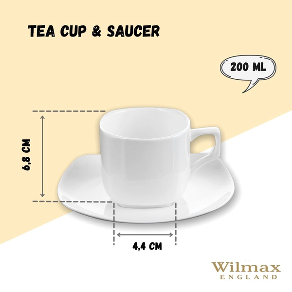 TEA CUP & SAUCER WL‑993003/AB WILMAX Tea cup & saucer wl‑993003/ab Wilmax (photo 6)
