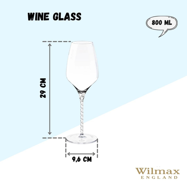 WINE GLASS SET OF 2 IN COLOUR BOX WL‑888102/2С WILMAX Wine glass set of 2 in colour box wl‑888102/2с Wilmax (photo 4)