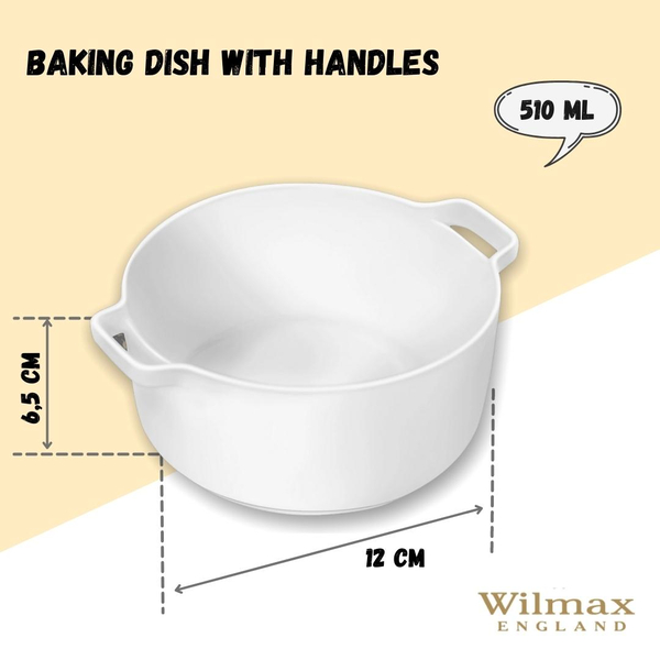 BAKING DISH WITH HANDLES WL‑997034/A WILMAX Baking dish with handles wl‑997034/a Wilmax (photo 2)