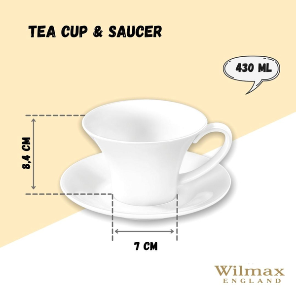 TEA CUP & SAUCER WL‑993172/AB WILMAX Tea cup & saucer wl‑993172/ab Wilmax (photo 2)