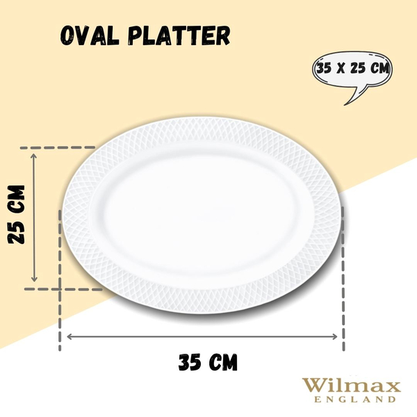 OVAL PLATTER IN COLOUR BOX WL‑880103/1C WILMAX Oval platter in colour box wl‑880103/1c Wilmax (photo 8)