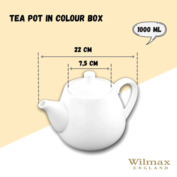 TEA POT IN COLOUR BOX WL‑994003/1C WILMAX Tea pot in colour box wl‑994003/1c Wilmax (photo 3)