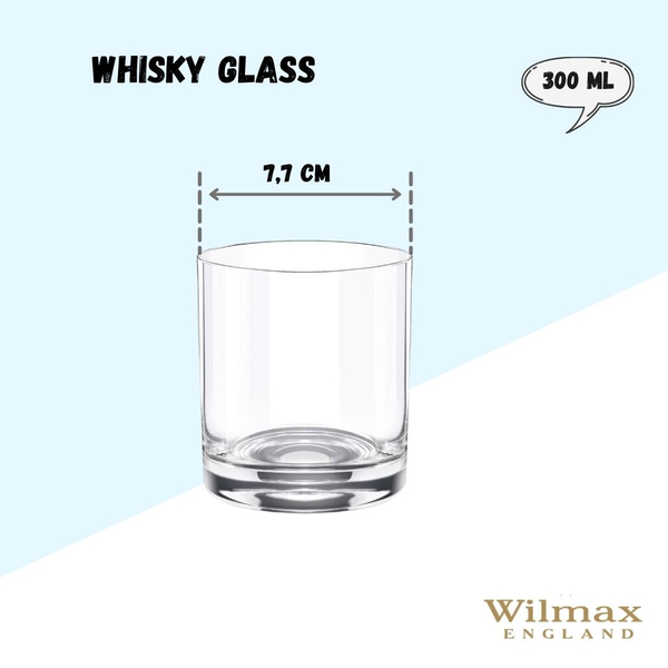 WHISKY GLASS SET OF 6 IN PLAIN BOX WL‑888023/6A WILMAX Whisky glass set of 6 in plain box wl‑888023/6a Wilmax (photo 2)