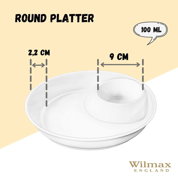ROUND PLATTER WL‑992658/A WILMAX Round platter wl‑992658/a Wilmax (photo 3)