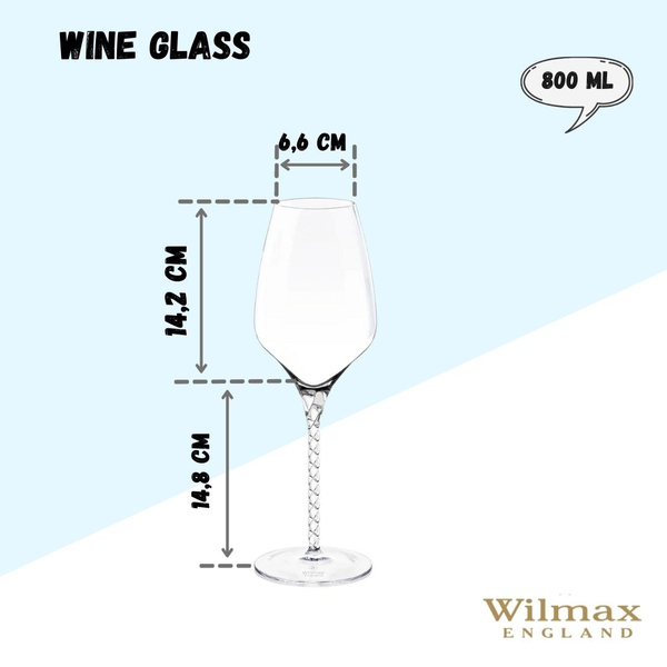 WINE GLASS SET OF 2 IN COLOUR BOX WL‑888102/2С WILMAX Wine glass set of 2 in colour box wl‑888102/2с Wilmax (photo 5)