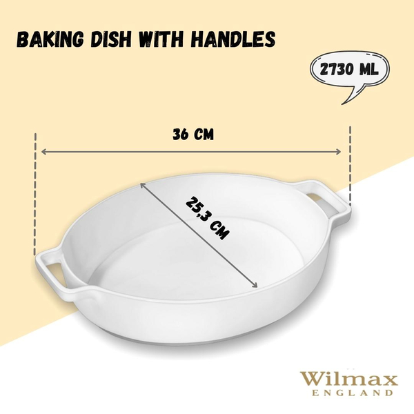 BAKING DISH WITH HANDLES WL‑997041/A WILMAX Baking dish with handles wl‑997041/a Wilmax (photo 3)