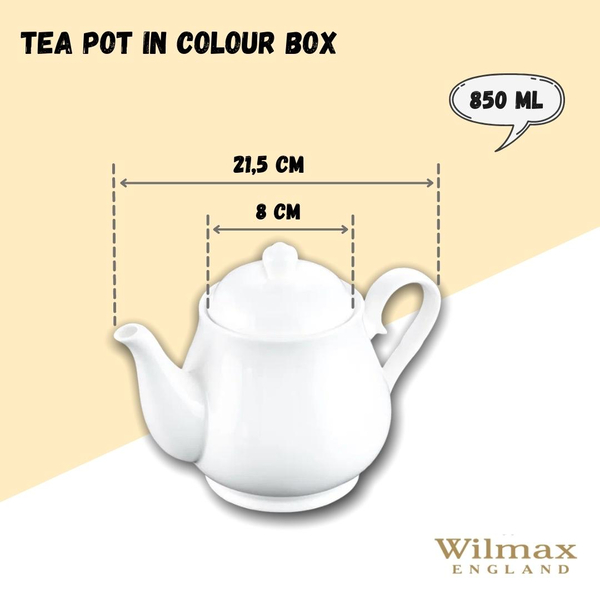 TEA POT IN COLOUR BOX WL‑994020/1C WILMAX Tea pot in colour box wl‑994020/1c Wilmax (photo 3)