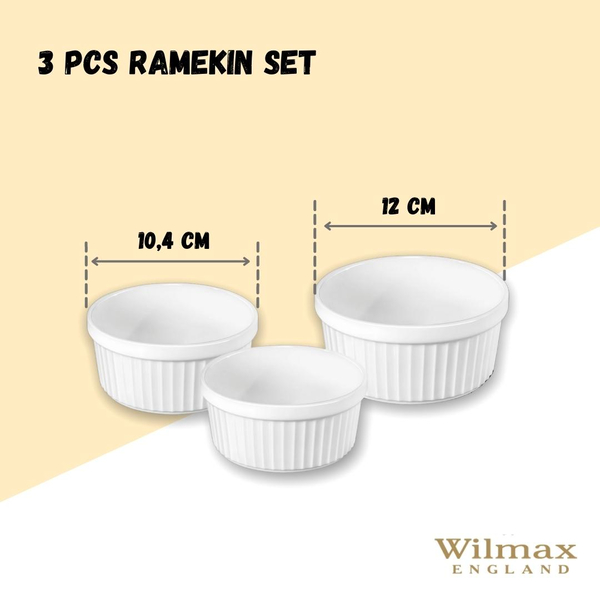3 PCS RAMEKIN SET WL‑996122/3C WILMAX 3 pcs ramekin set wl‑996122/3c Wilmax (photo 5)