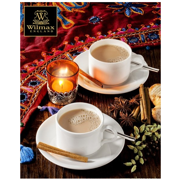 TEA CUP & SAUCER SET OF 2 IN COLOUR BOX WL‑993006/2C WILMAX Tea cup & saucer set of 2 in colour box wl‑993006/2c Wilmax (photo 3)