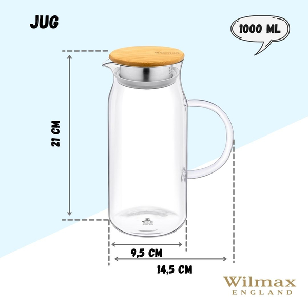 SZKLANY DZBANEK WL‑888207/A WILMAX Szklany dzbanek wl‑888207/a Wilmax (photo 10)