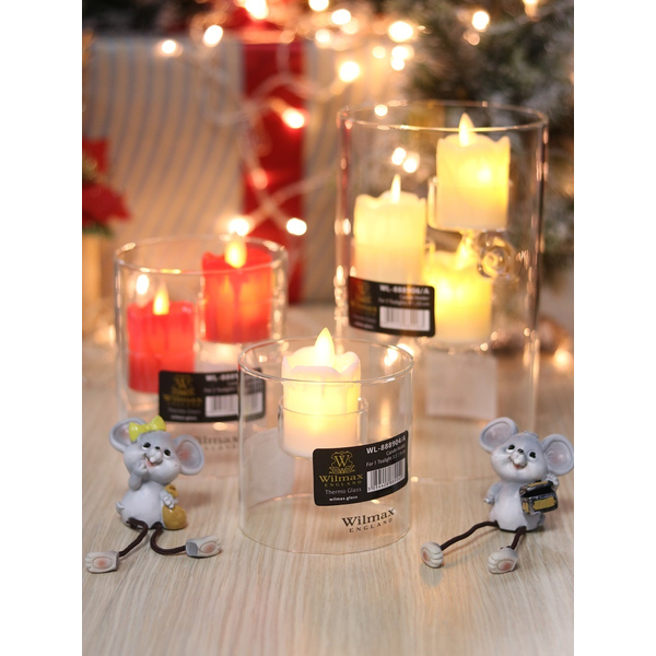 CANDLE HOLDER FOR 2 TEALIGHTS WL‑888905/A WILMAX Candle holder for 2 tealights wl‑888905/a Wilmax (photo 2)