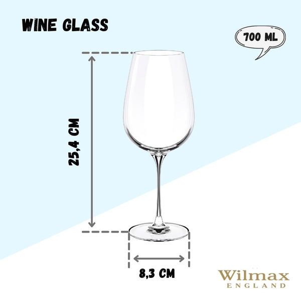 WINE GLASS SET OF 2 IN COLOUR BOX WL‑888035/2C WILMAX Wine glass set of 2 in colour box wl‑888035/2c Wilmax (photo 15)