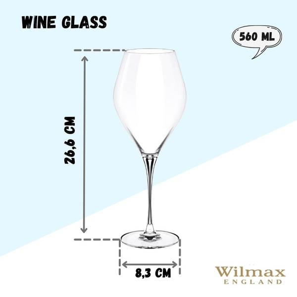 WINE GLASS SET OF 2 IN COLOUR BOX WL‑888046/2C WILMAX Wine glass set of 2 in colour box wl‑888046/2c Wilmax (photo 7)