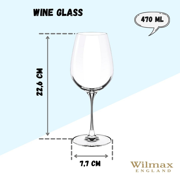 WINE GLASS SET OF 2 IN COLOUR BOX WL‑888033/2C WILMAX Wine glass set of 2 in colour box wl‑888033/2c Wilmax (photo 8)