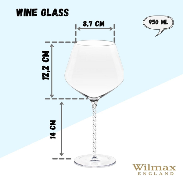 WINE GLASS SET OF 2 IN COLOUR BOX WL‑888103/2С WILMAX Wine glass set of 2 in colour box wl‑888103/2с Wilmax (photo 12)