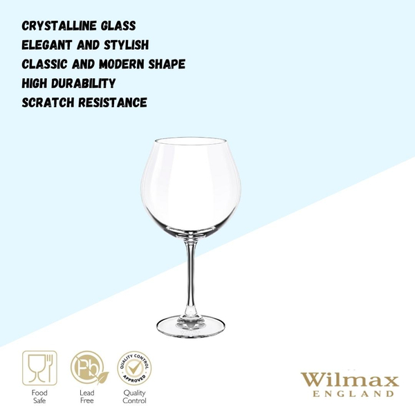 CHARDONNAY GLASS SET OF 6 IN PLAIN BOX WL‑888032/6A WILMAX Chardonnay glass set of 6 in plain box wl‑888032/6a Wilmax (photo 8)