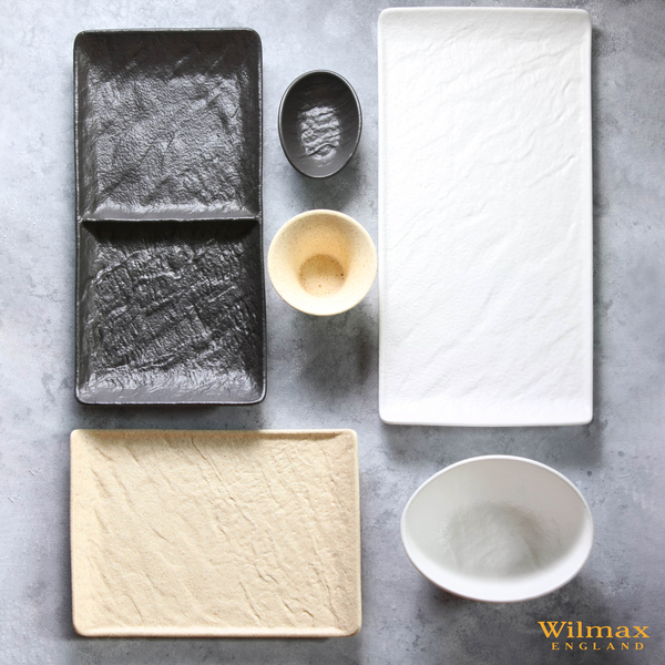 RECTANGULAR 2 SECTION DISH WL‑661135/A WILMAX Rectangular 2 section dish wl‑661135/a Wilmax (photo 14)