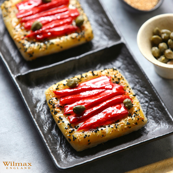 RECTANGULAR 2 SECTION DISH WL‑661135/A WILMAX Rectangular 2 section dish wl‑661135/a Wilmax (photo 13)
