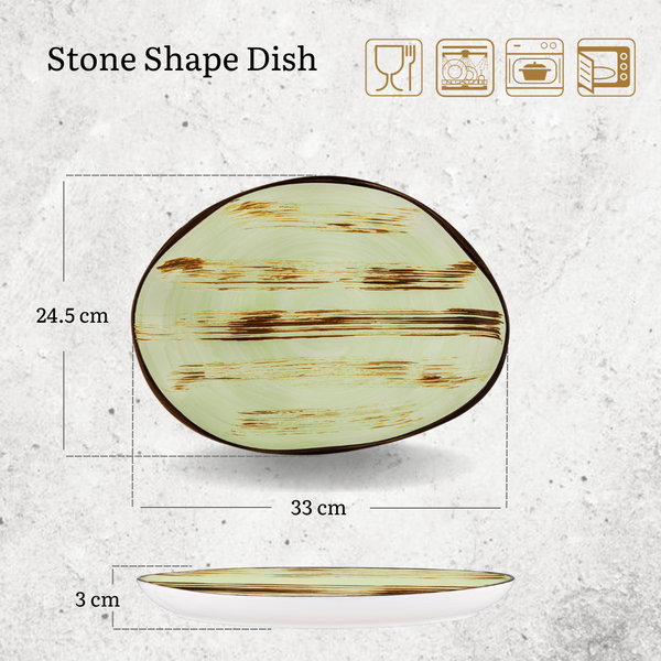 STONE SHAPE DISH WL‑668142/A WILMAX Stone shape dish wl‑668142/a Wilmax (photo 12)