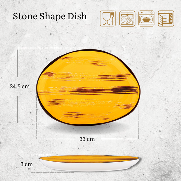 STONE SHAPE DISH WL‑668442/A WILMAX Stone shape dish wl‑668442/a Wilmax (photo 7)