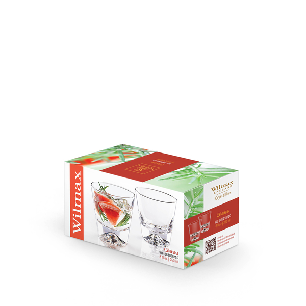 GLASS SET OF 2 IN COLOUR BOX WL‑888056/2С WILMAX Glass set of 2 in colour box wl‑888056/2с Wilmax (photo 2)