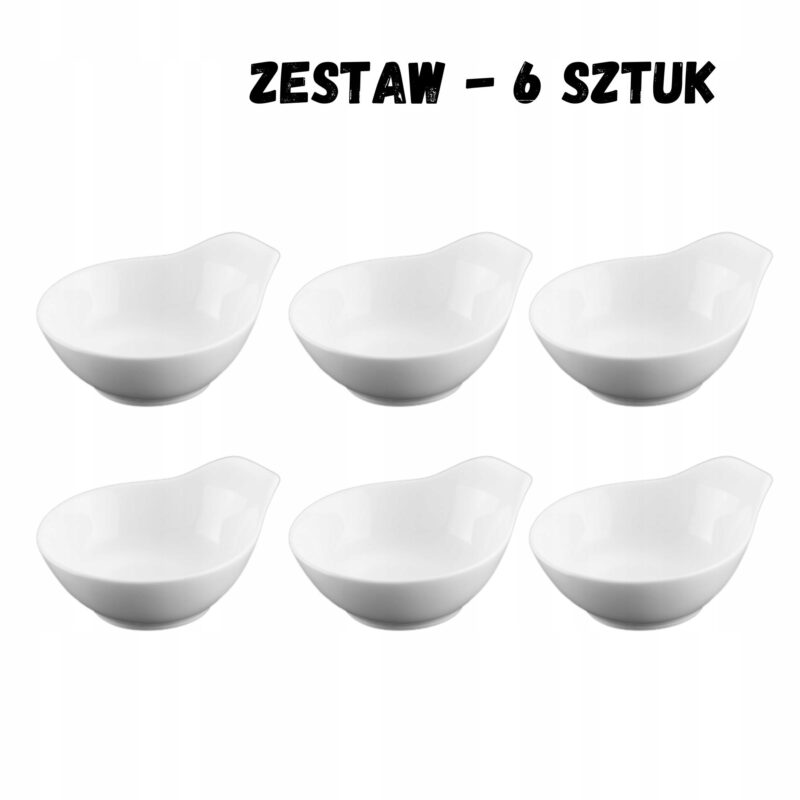 Misa do dipów 10,5 cm biała porcelanowa WL-992486/A